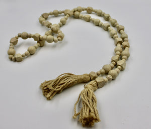 Wood Bead Garland - 90"