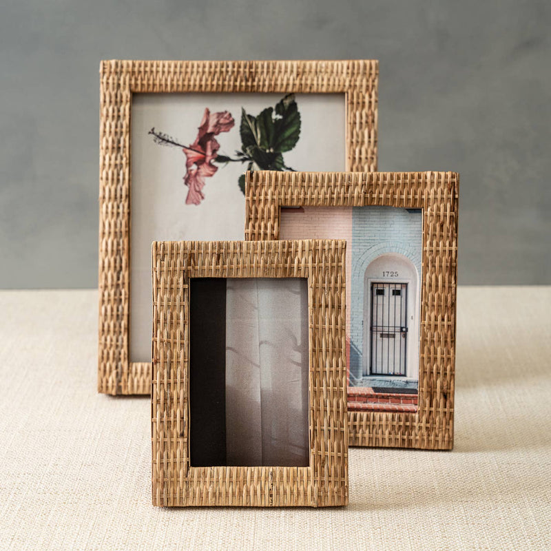 8x10 Rattan Photo Frame