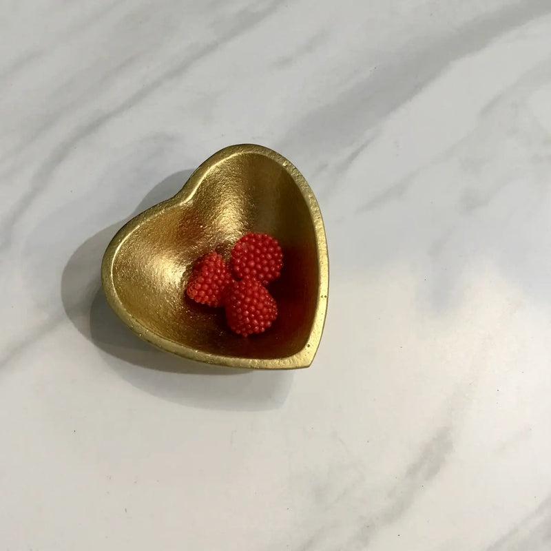 Heart mini gold dish