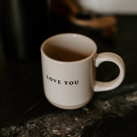 Mug - Love You Stoneware Coffee Mug