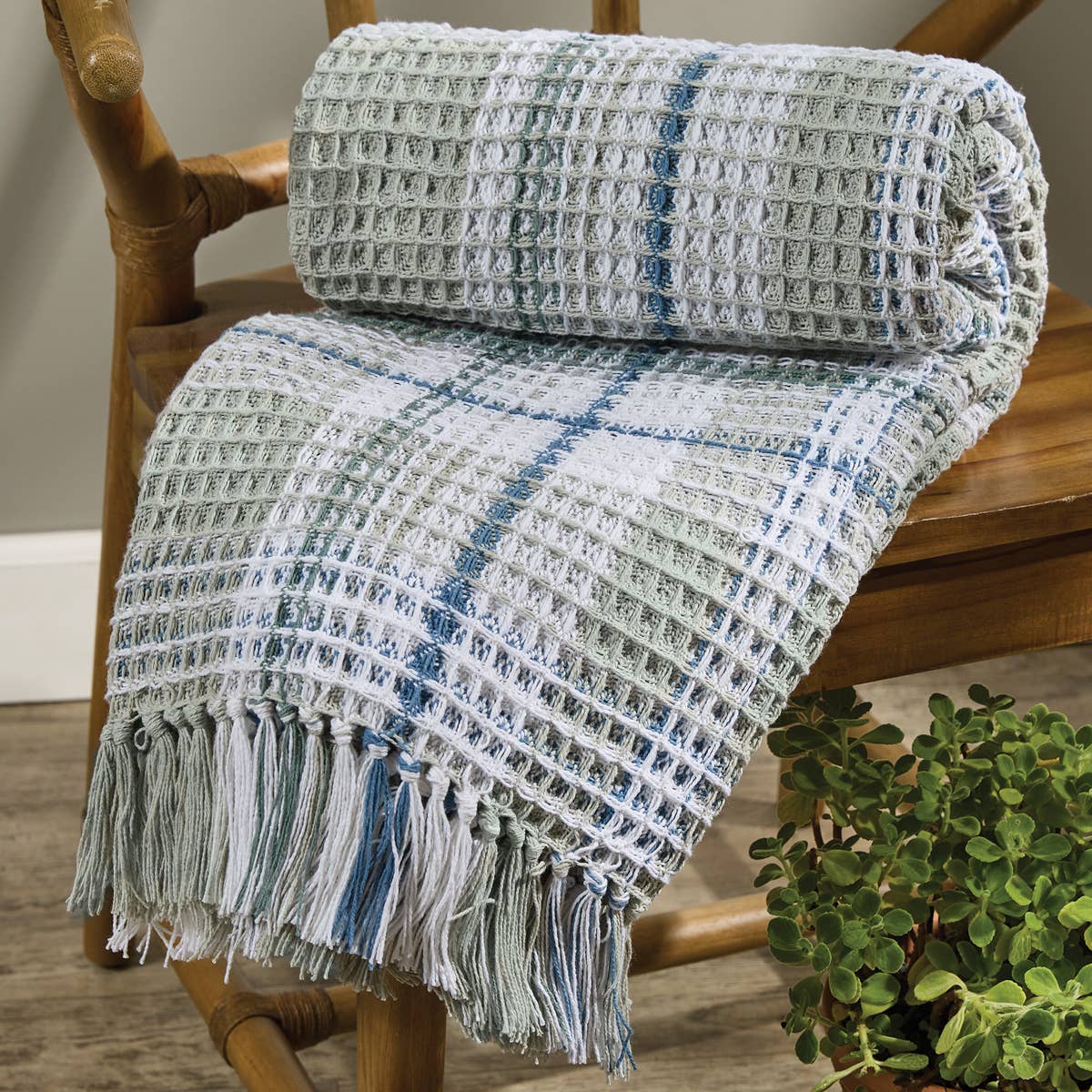 Blanket  -Throw Lyra Plaid Throw