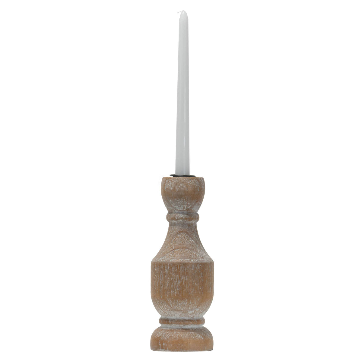 Candle Holder - Vintage Wood