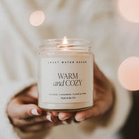 Candle -  Warm and Cozy Soy Candle - BEST SELLER