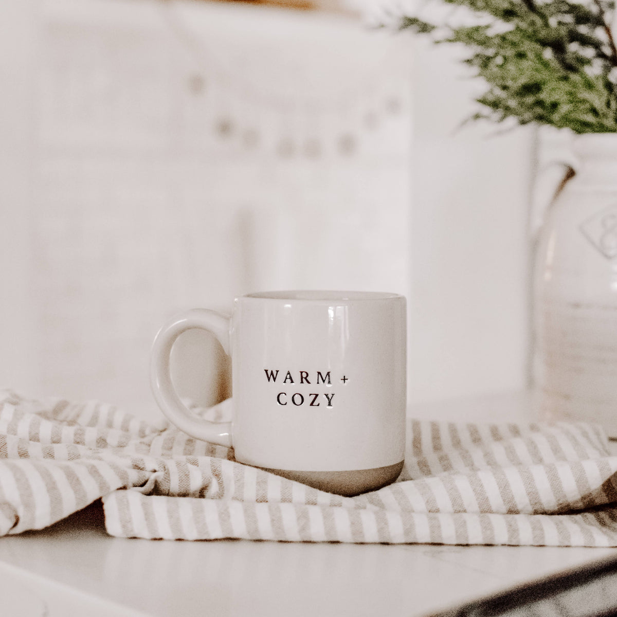 Mug - Warm & Cozy Stoneware Coffee Mug