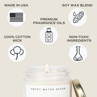 Candle -  Warm and Cozy Soy Candle - BEST SELLER