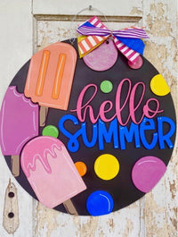 Hello Summer Door Hanger