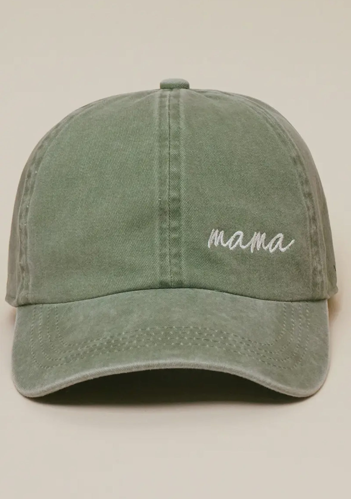 Mama Lettering Embroidery Baseball Cap