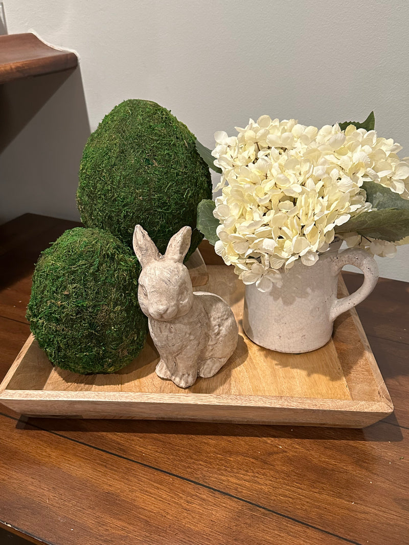 Easter - Moss Egg Decor 6.5" (smaller one)