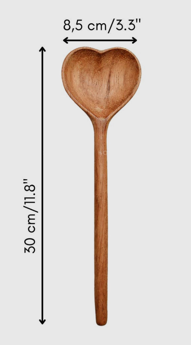 Spoon - Wooden Spoon Heart Shaped