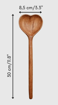Spoon - Wooden Spoon Heart Shaped