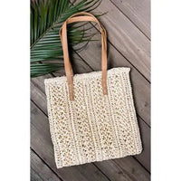 Straw Tote Bag