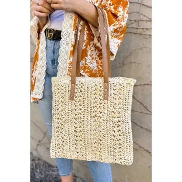 Straw Tote Bag