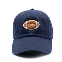 Football Hat - Kids - Dusty Rose & Navy Blue