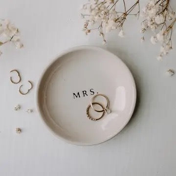 "Mrs" Jewelry Dish