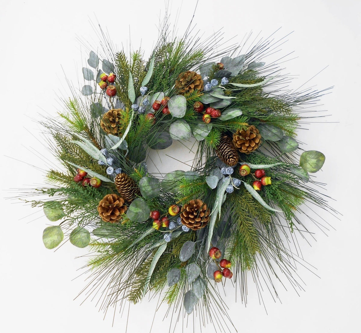 Wreath -Christmas Long Needle Wreath - 24"