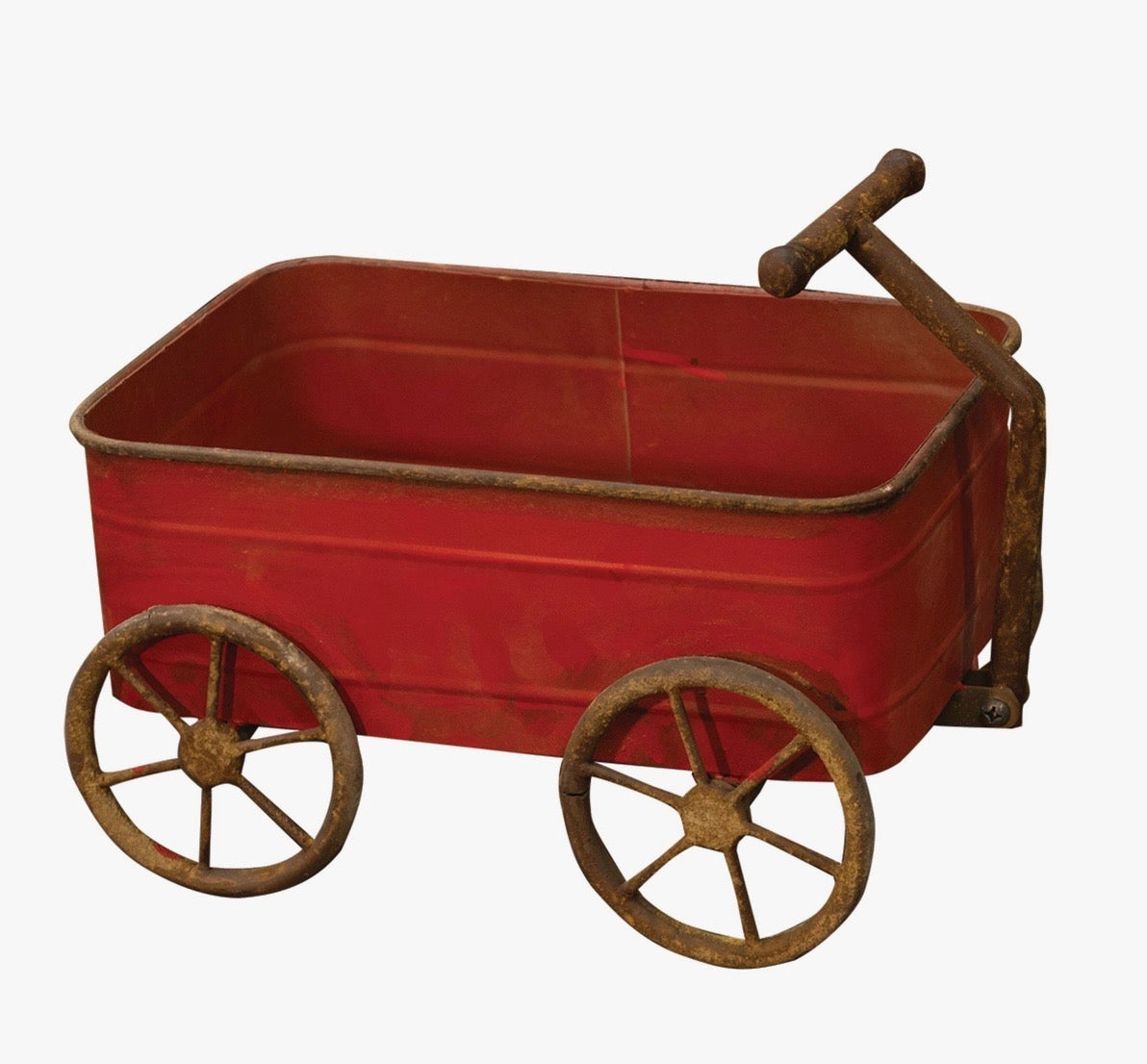 Christmas -Rusty Red Wagon
