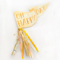 Oh Happy Day Party Pennant