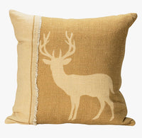 Pillow - Reindeer Mustard Color