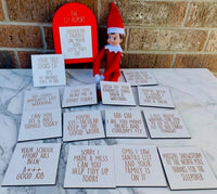 Elf on the Shelf - Santa's Elf Helper Interchangeable Sign