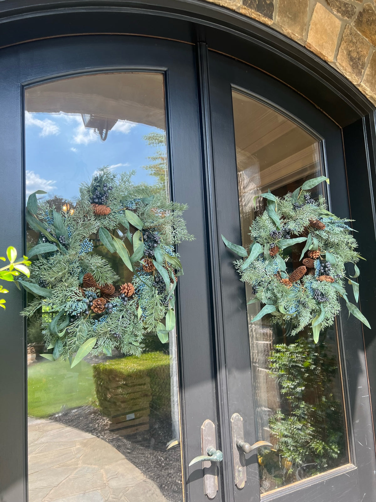 Wreath -Juniper Blueberry Wreath 24”