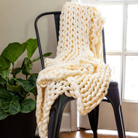 Blanket - Chunky Knit Throw 3 Colors