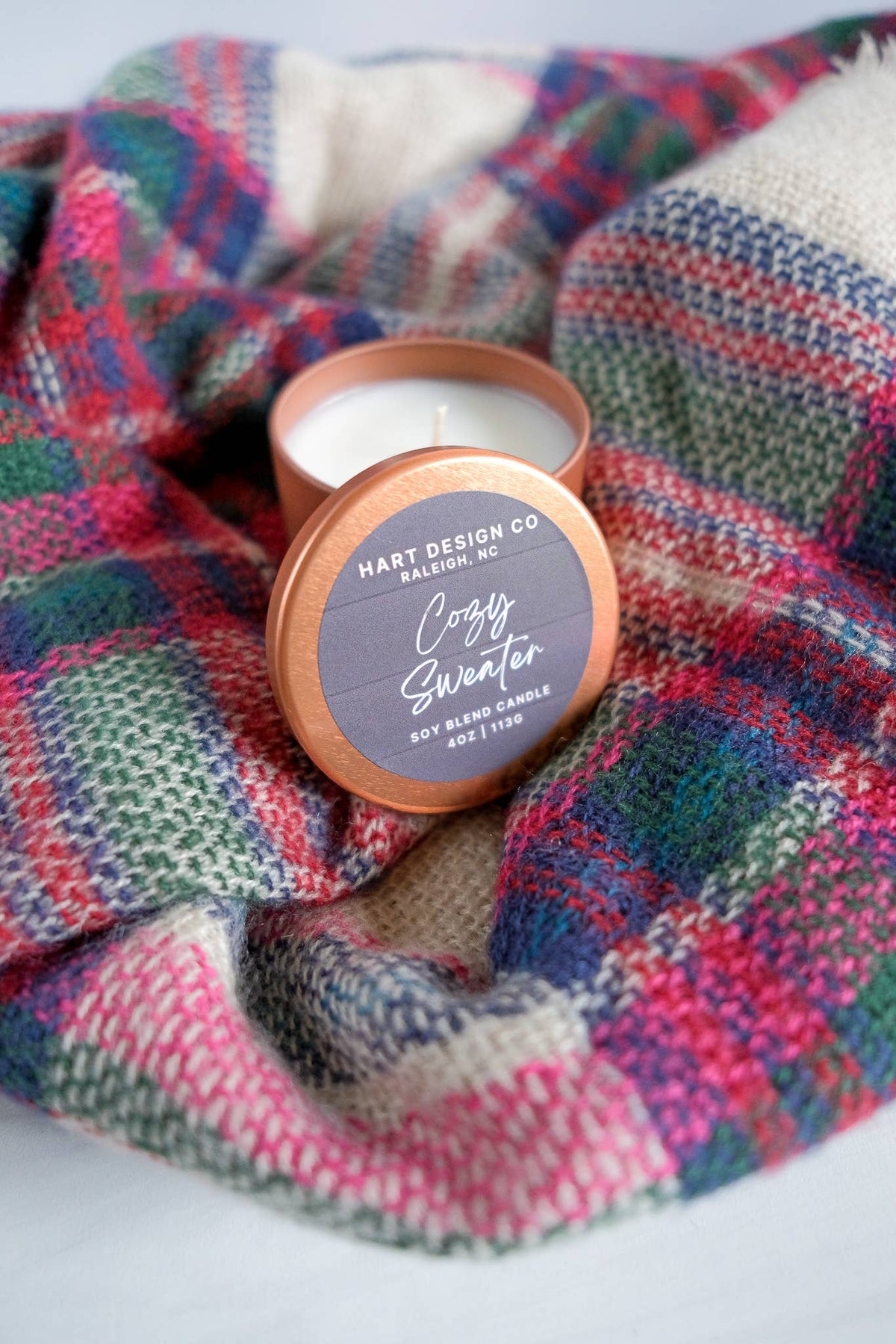 Candle- "Cozy Sweater" **BESTSELLER: 4oz Tin