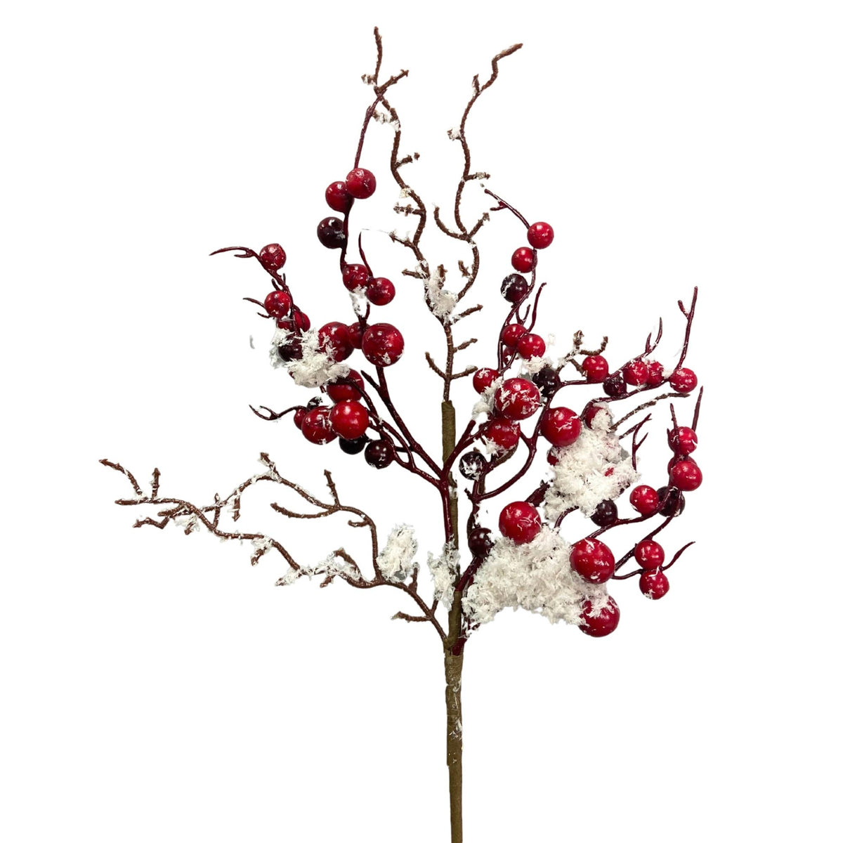 Christmas - Winter Snow Red Berry Pick 17.5"